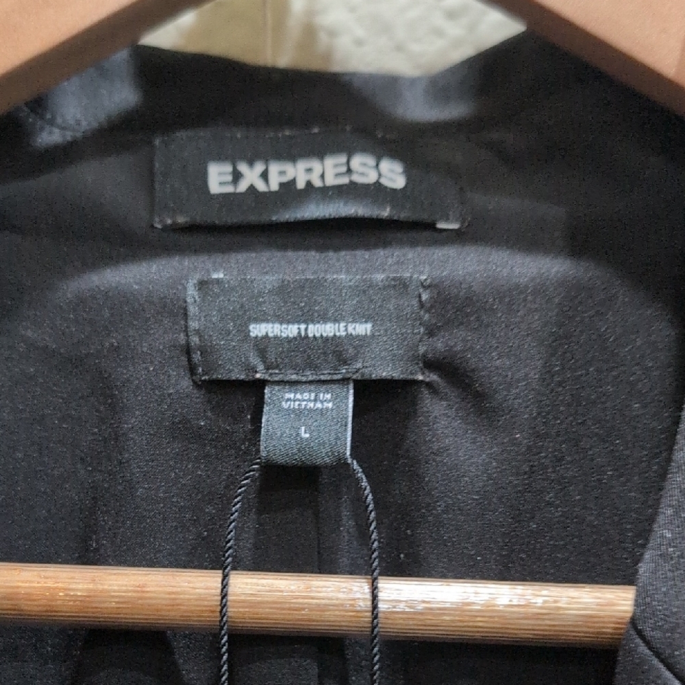 Express Black Supersoft Blazer Two Button - image 2